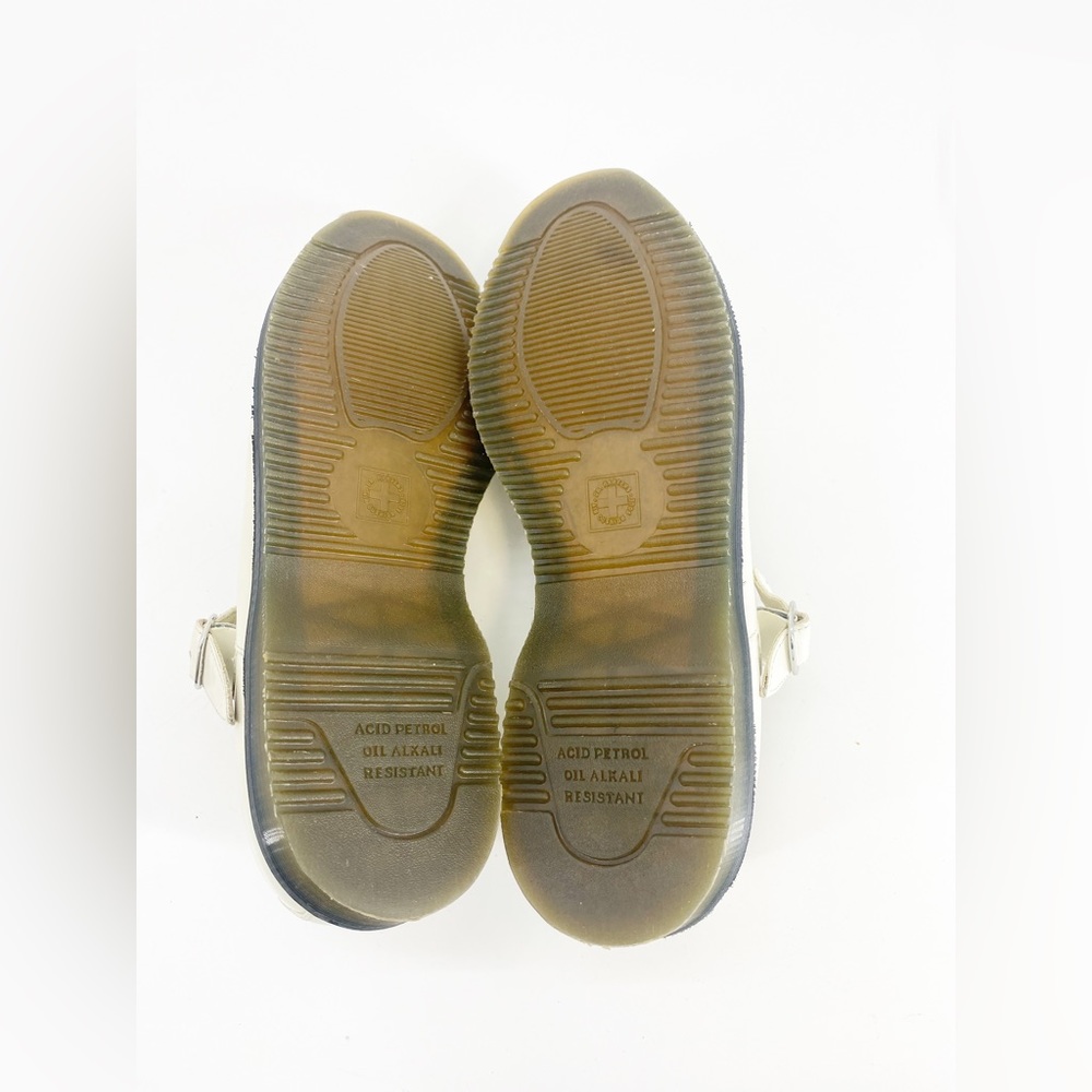 Dr Martens Deardra Lowcut Mary Jane White Sz 10 (Sz 11) - Picture 5 of 6